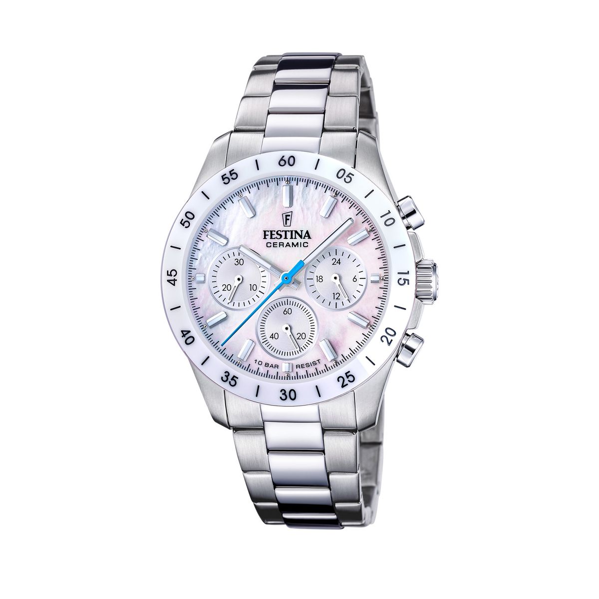 FESTINA - Reloj F20693/1 Festina Plateado Mujer Ceramic