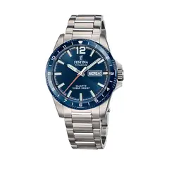 FESTINA - Reloj F20698/2 Azul Hombre Calendario Titanium