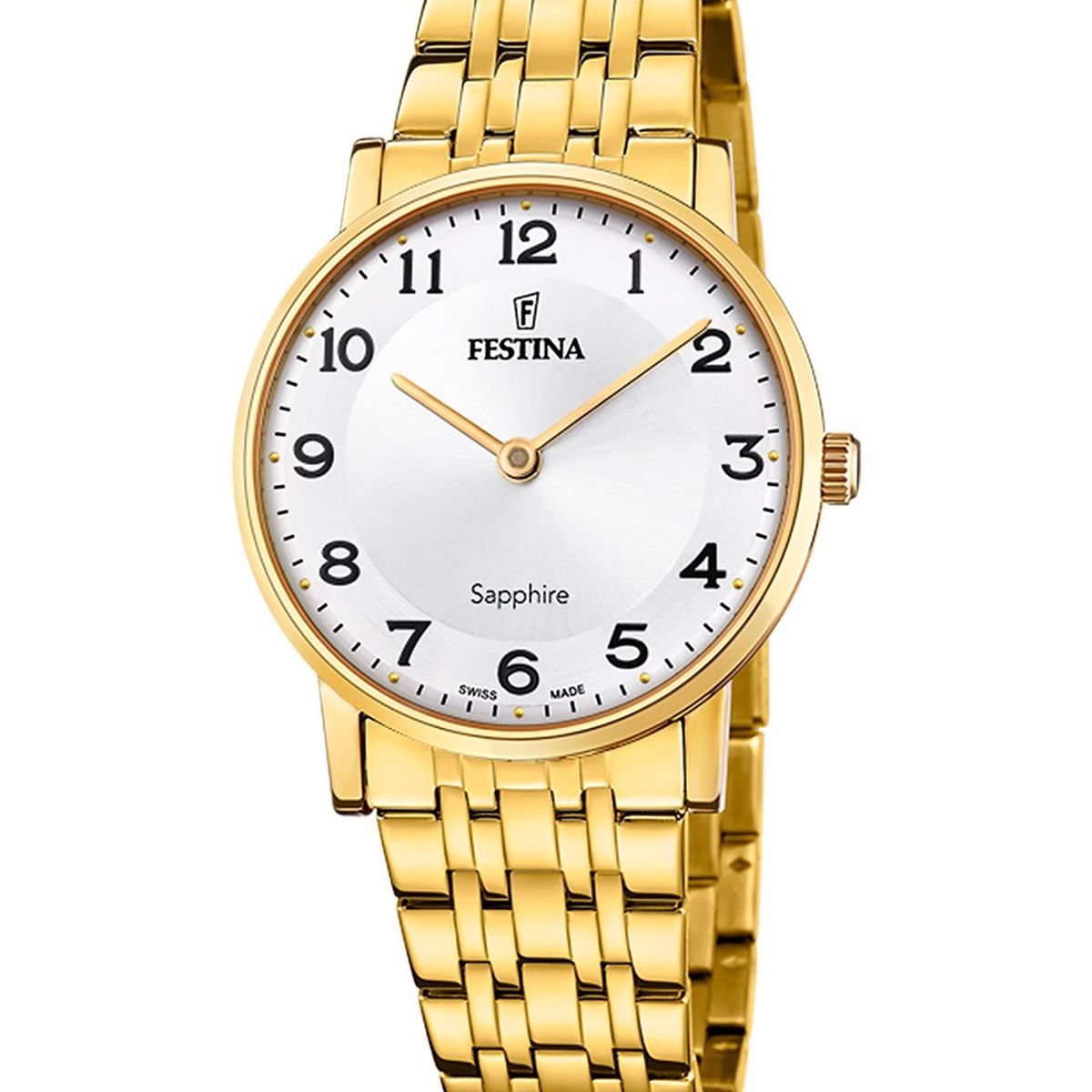 FESTINA SWISS - Reloj F20048/1 Festina Swiss Blanco Mujer Acero Clásico
