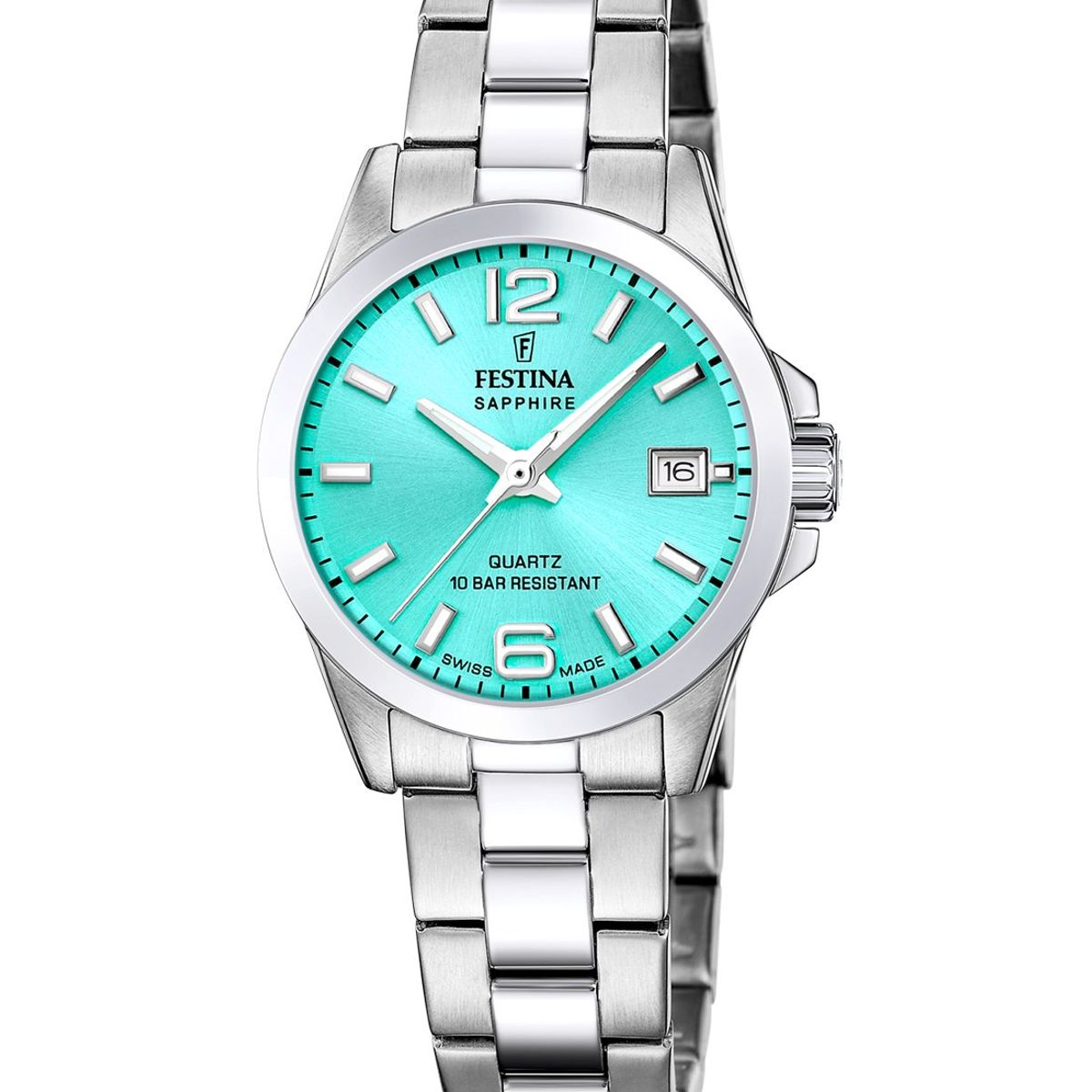FESTINA SWISS - Reloj F20049/4 Festina Swiss Azul Mujer Acero Clasico
