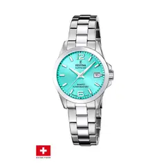 FESTINA SWISS - Reloj F20049/4 Azul Mujer Acero Clasico
