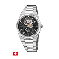 FESTINA SWISS - Reloj F20054/6 Negro Mujer Automático