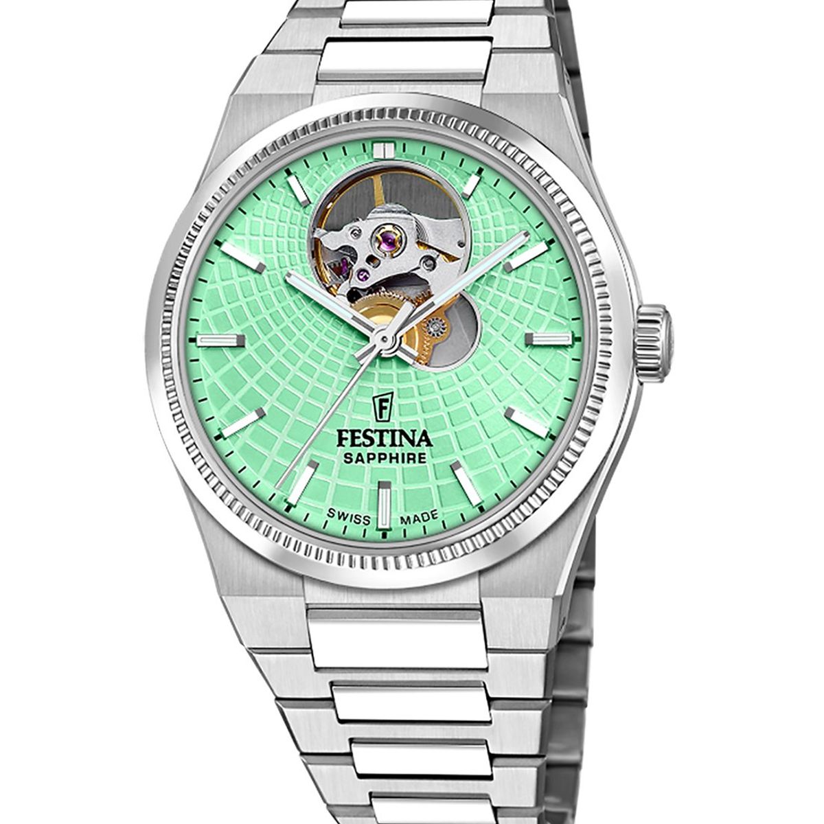FESTINA SWISS - Reloj F20054/3 Festina Swiss Verde Mujer Automático