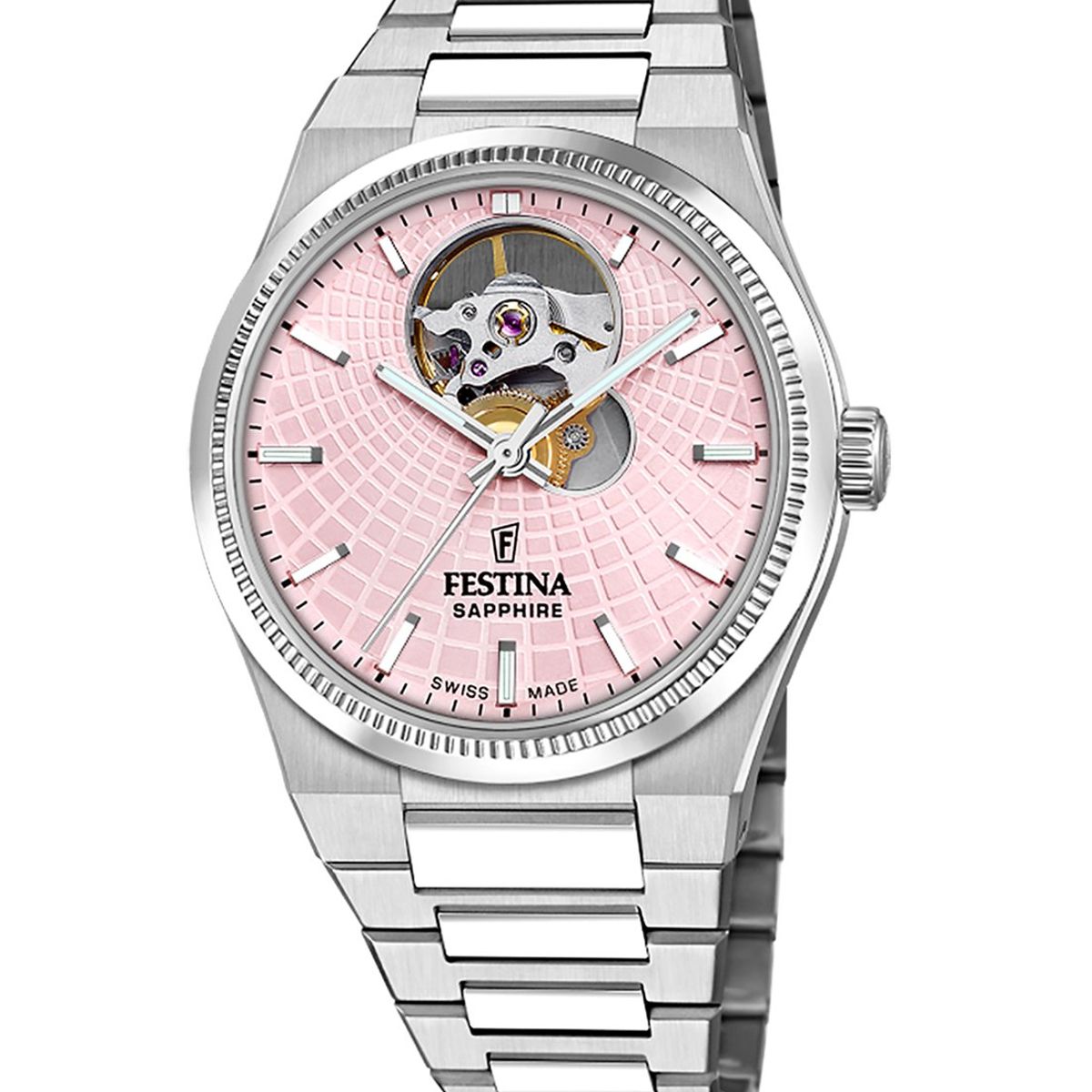 FESTINA SWISS - Reloj F200542 Festina Swiss Rosa Mujer Automático FESTINA SWISS