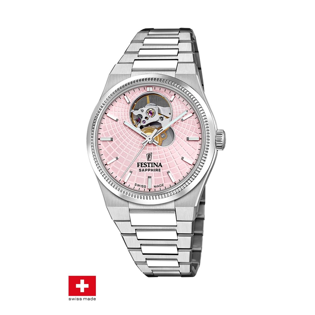 FESTINA SWISS - Reloj F200542 Festina Swiss Rosa Mujer Automático FESTINA SWISS