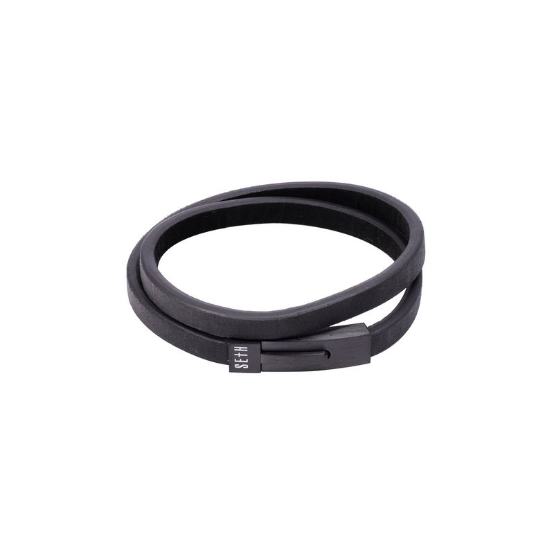 JB JOYAS BARON - Pulsera de cuero Seth Trevi