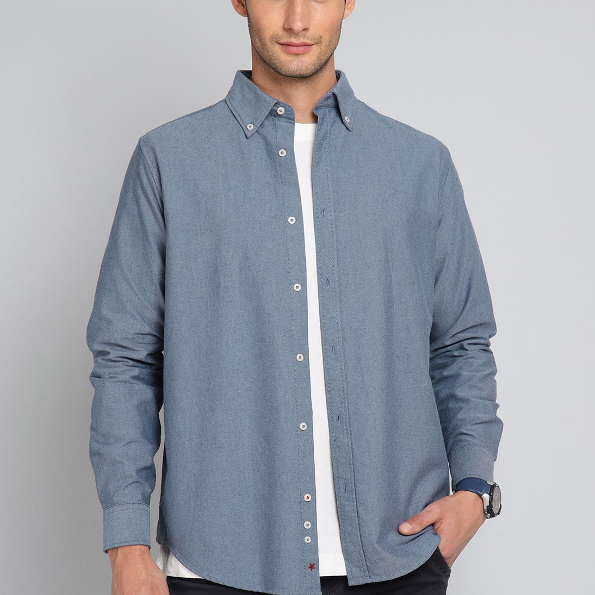 SOVIET - Camisa Oxford Manga Larga Soviet SOVIET