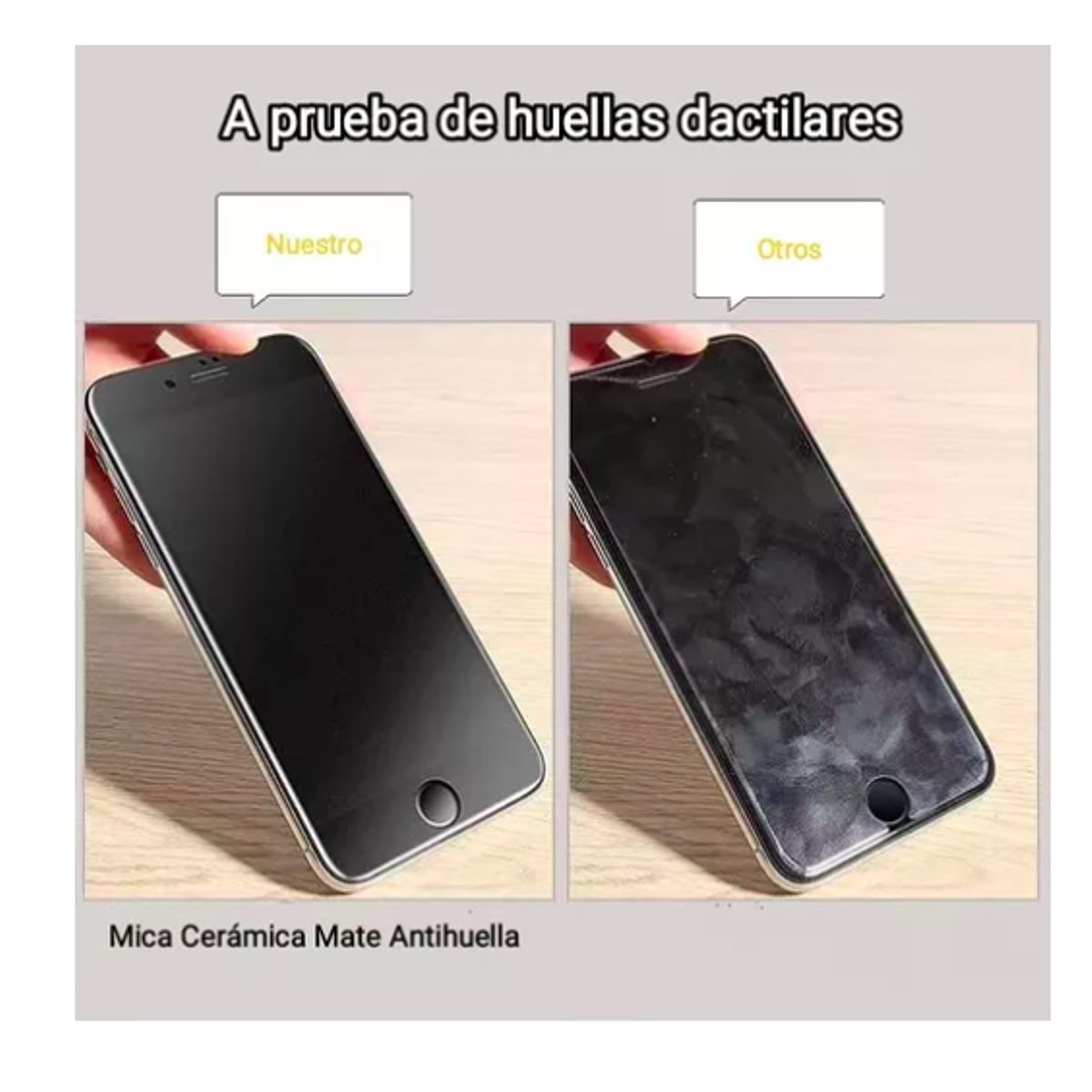 GENERICO - Lamina Cerámica Completa Compatible Iphone 14 Pro  Antigolpes X3