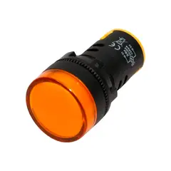 GENERICO - Luz Piloto LED Monoblock 22mm 220V Color Ambar