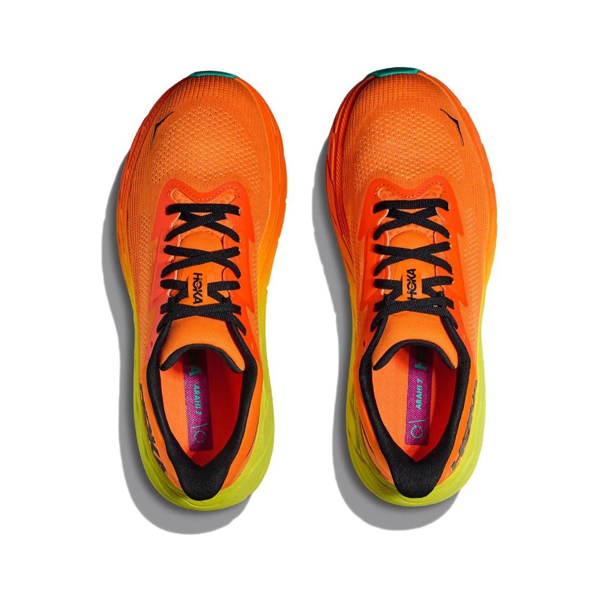 HOKA - Zapatillas Hombre Running Hoka Arahi 7 Electric Tangerine/Black