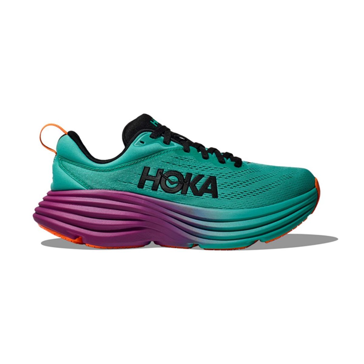 HOKA - Zapatillas Hombre Running Hoka Bondi 8 Electric Aqua/Black