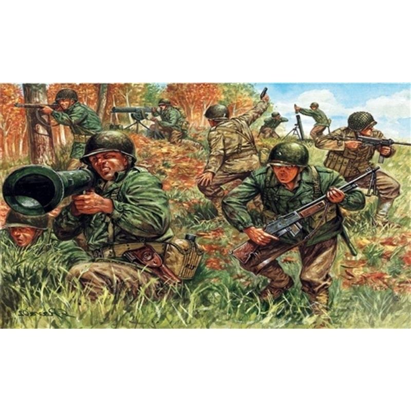 ITALERI - ITALERI 6046 1-72 WWII AMERICAN INFANTRY 2ND DIVISION