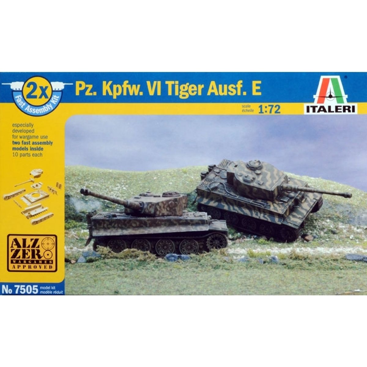 ITALERI - ITALERI 7505 PZ KPFW VI TIGER I AUSF E 1-72