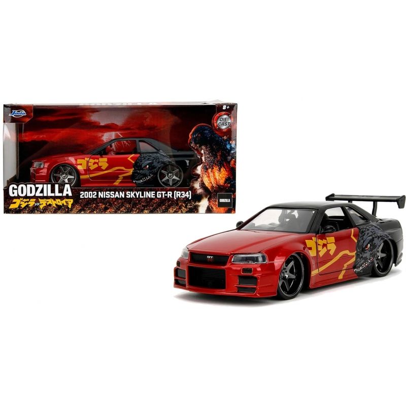 GENERICO - JADA 35133 1-24 HWR GODZILLA 2002 NISSAN SKYLINE GT R