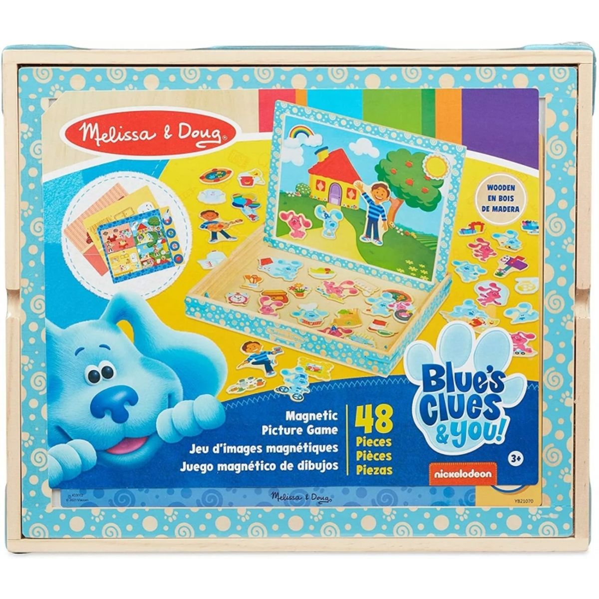 MELISSA - MELISSA DOUG 33012 BLUES CLUES AND YOU ! WOODEN MAGNETIC
