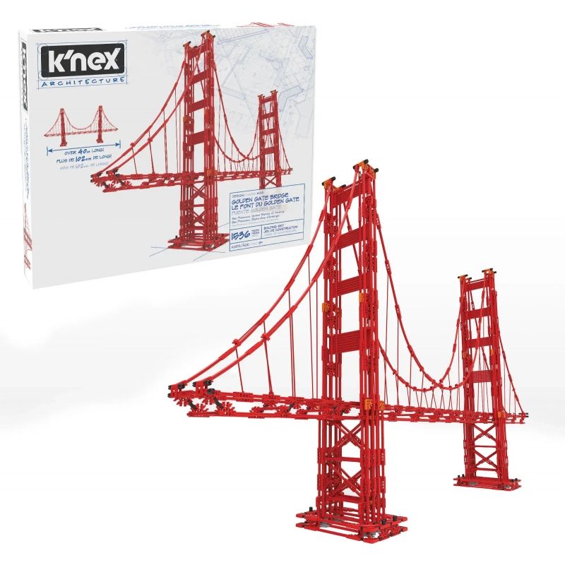 KNEX - KNEX 15240 ARCHITECTURE GOLDEN GATE BRIDGE