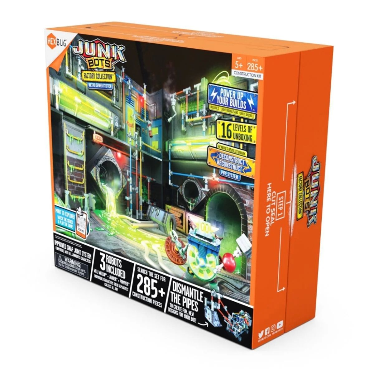 HEXBUG - HEXBUG 430-7799 INNOVATION HEXBUG JUNKBOTS METRO SEWER