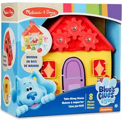 MELISSA - DOUG 33017 BLUES CLUES AND YOU ! WOODEN TAKE ALONG