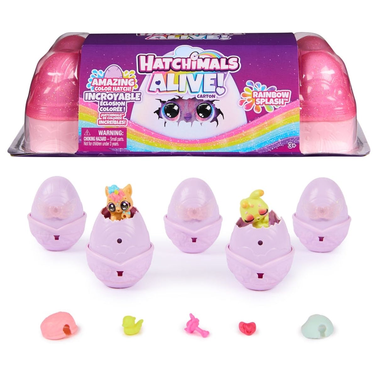 GENERICO - IMEX 6069777 HATCHIMALS ALIVE PACK DE 5 HUEVOS