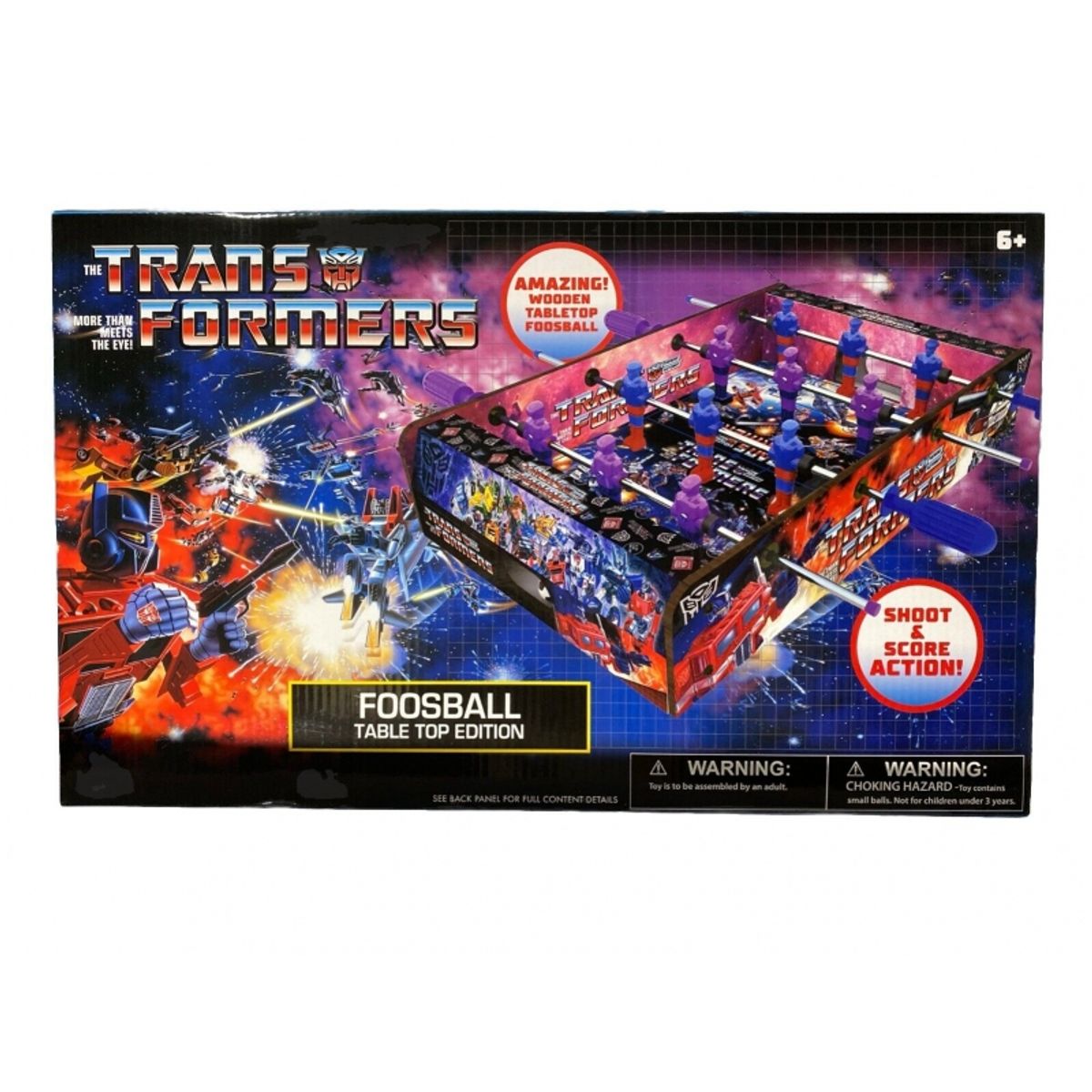 GENERICO - FCD TF8524CT TRANSFORMERS WOODEN FOOSBALL TABLE