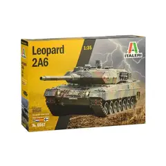 ITALERI - 6567 1-35 LEOPARD 2A6 TANK NL DECALS PLASTIC