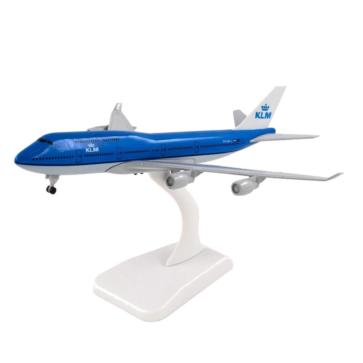 GENERICO - AIRPLANE BOEING 747 NETHERLANDS KLM AIRPLANE MODEL 16CM
