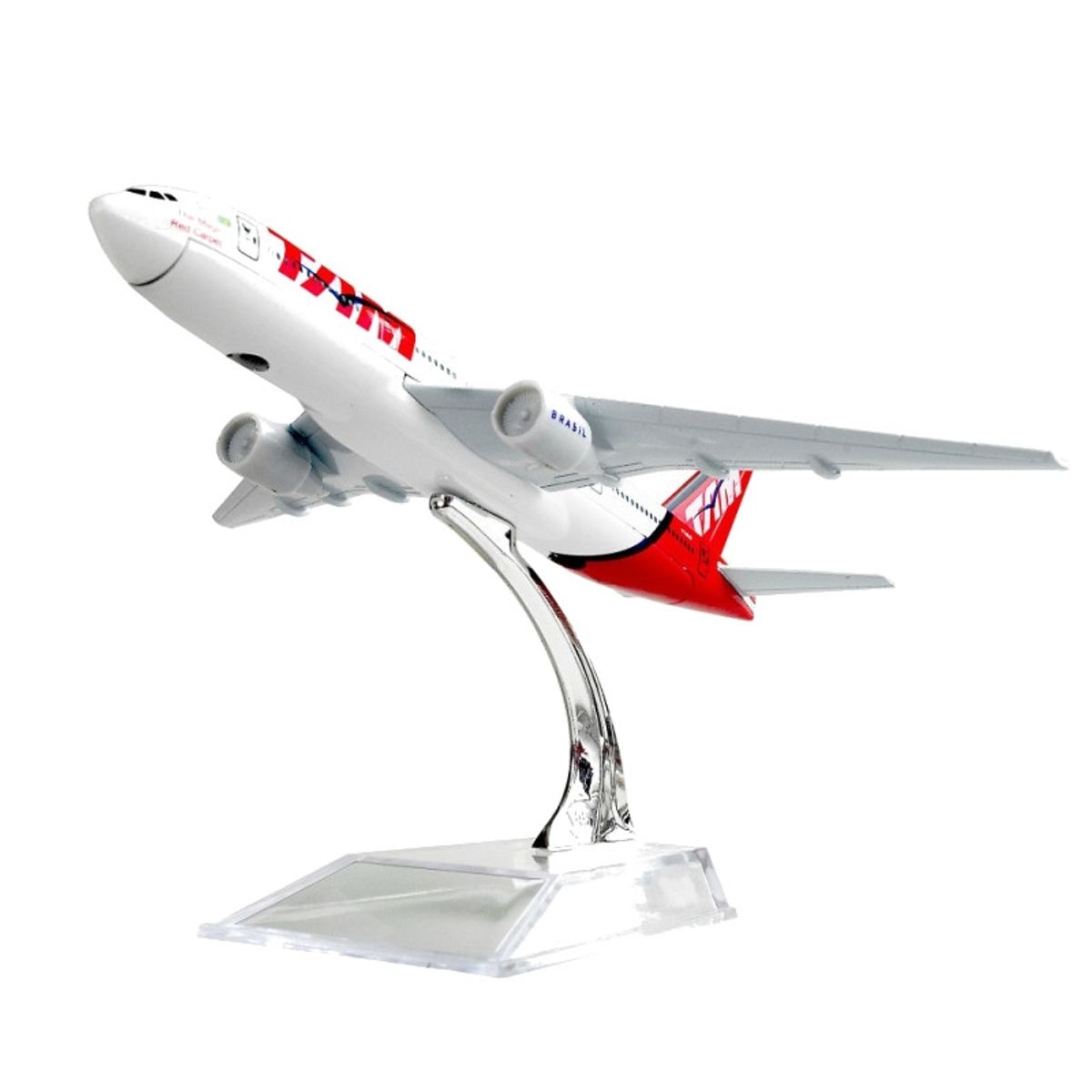 GENERICO - AIRPLANE BOEING 777 BRAZIL TAM AIRPLANE MODEL 16CM