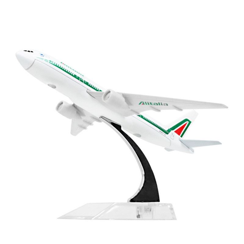 GENERICO - AIRPLANE BOEING 777 ALITALIA AIRPLANE MODEL 16CM
