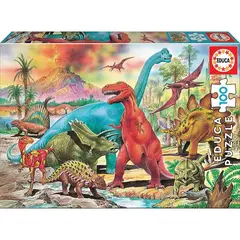 EDUCA - 13179 PUZZLE 100 PIEZAS DINOS