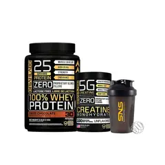 BRIAHLABS - Pack Proteina Whey 1KG Chocolate+ creatina 500g + Shaker -