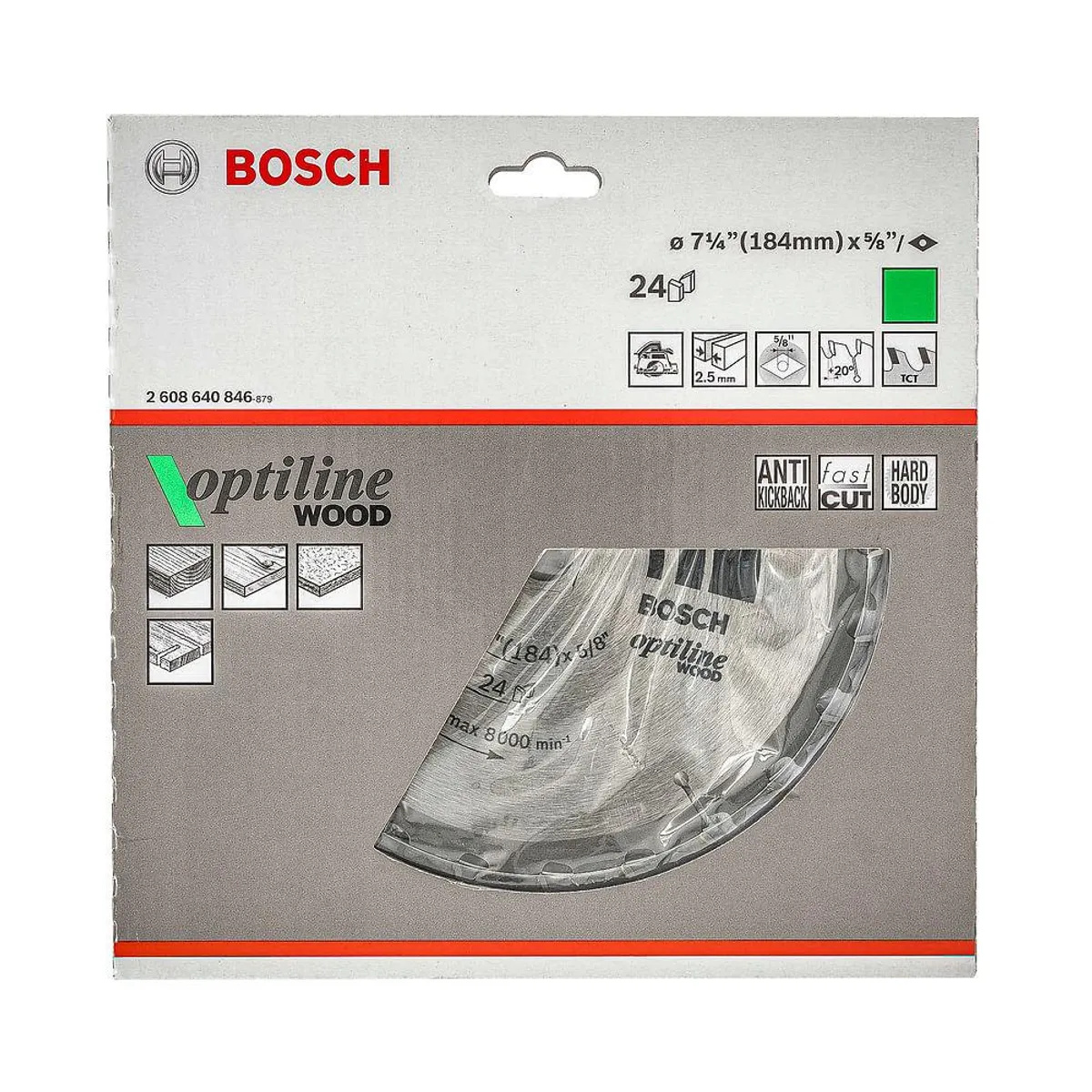 BOSCH - DISCO SIERRA CIRCBOSCH 7 14 24T B 58 OPTILINE