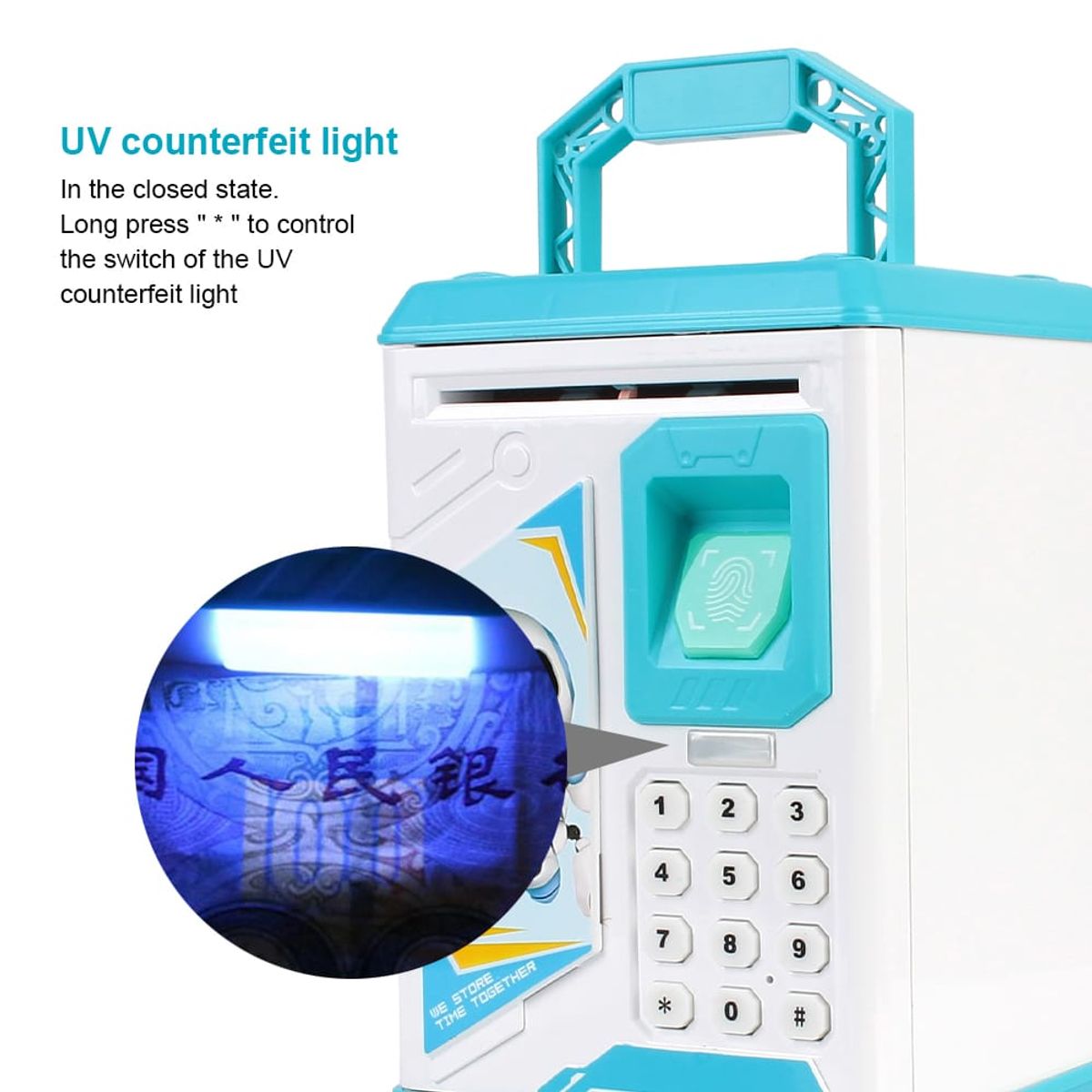 GENERICO - Caja Fuerte Robots Para Niños