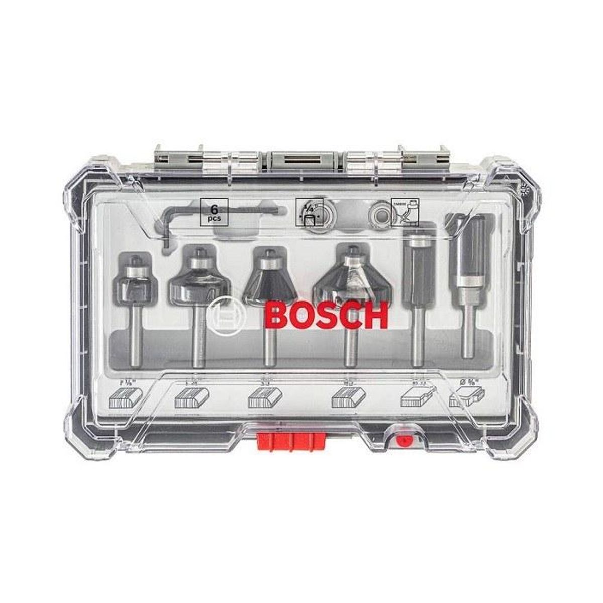 BOSCH - SET DE FRESAS BOSCH BORDES ROD 6 PCS 14