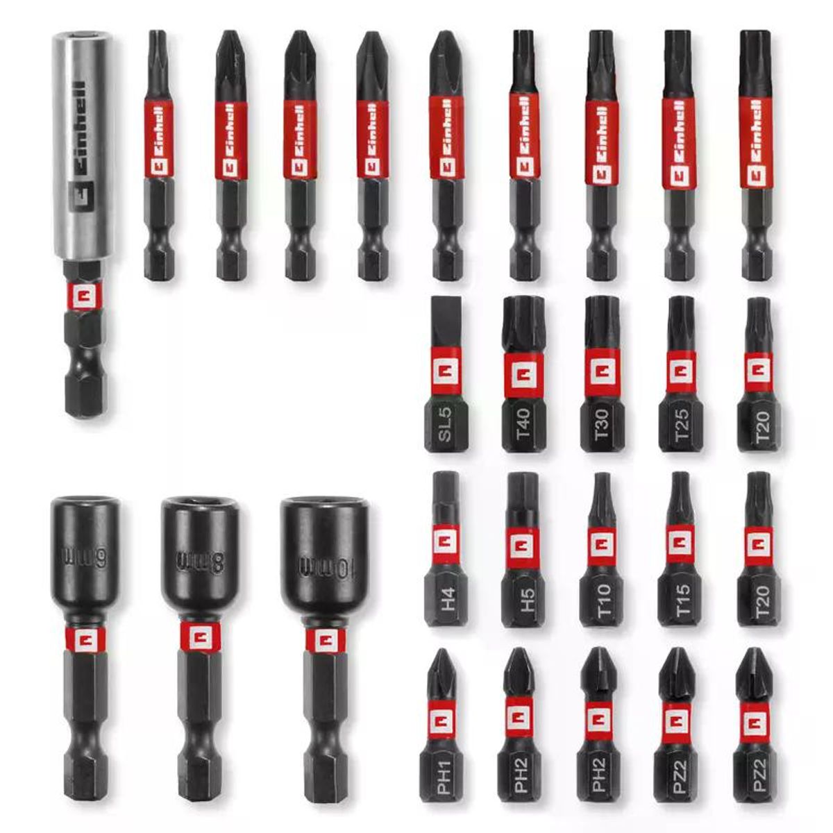EINHELL - SET ACC EINHELL S-CASE 28 PZS PTAS IMP COMBINADAS