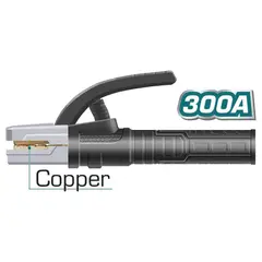 TOTAL TOOLS - PORTAELECTRODO CORRIENTE 300 AMP TOTAL