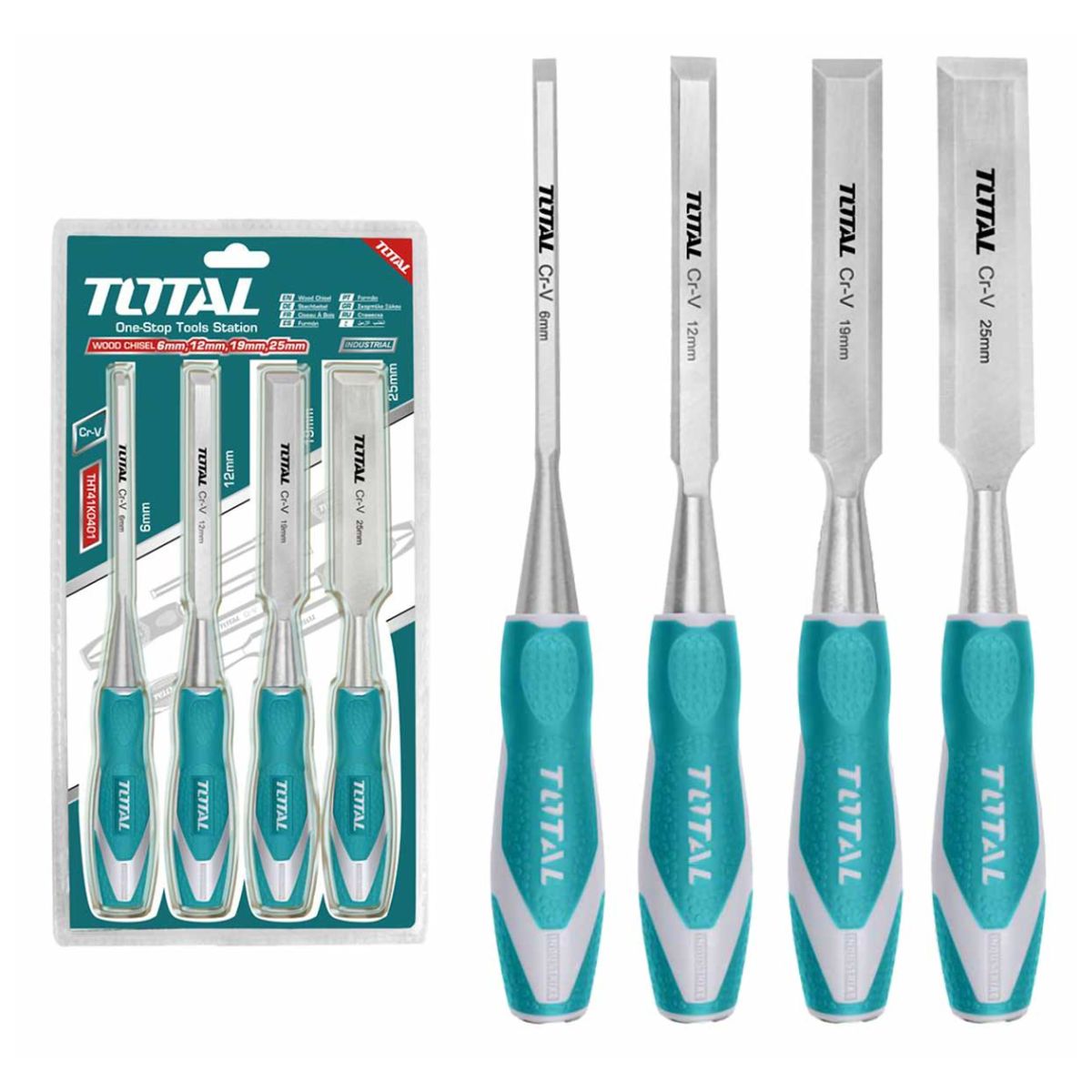 TOTAL TOOLS - JGO FORMONES TOTAL 4 PZAS THT41K0401