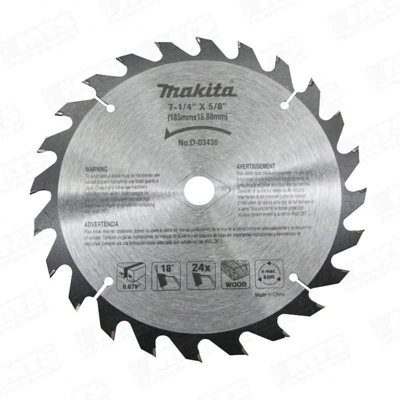 MAKITA - DISCO SIERRA 714 X 24 DIENTES MAKITA WIDIA