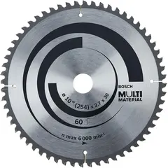 BOSCH - DISCO SIERRA CIRCULAR 10 60T MULTIMATERIAL