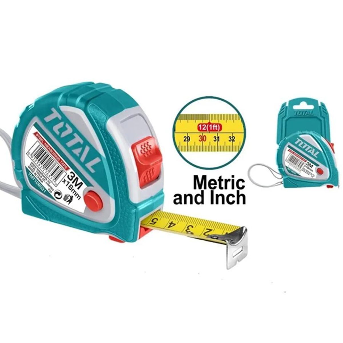 TOTAL TOOLS - Huincha De Medir Total tools de 3 Metros