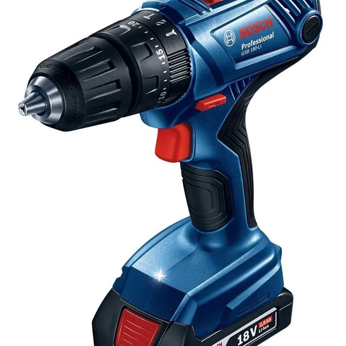 BOSCH - TALADRO PERCUTOR BOSCH GSB 180 LI + 1 BATERIA