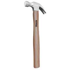TOTAL TOOLS - MARTILLO MANGO DE MADERA 16 OZ 450GR