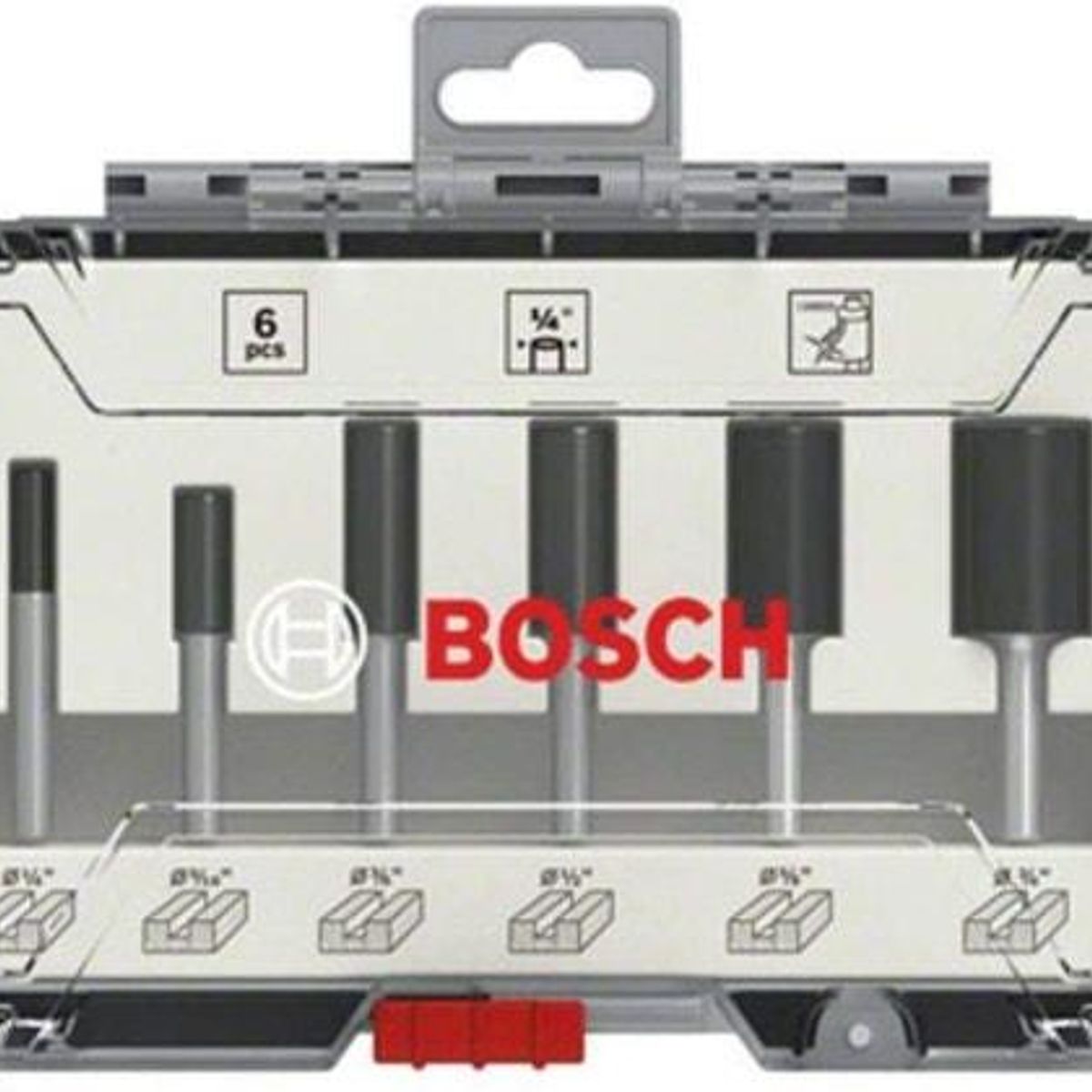 BOSCH - SET DE FRESAS RECTAS BOSCH 6 PCS 14