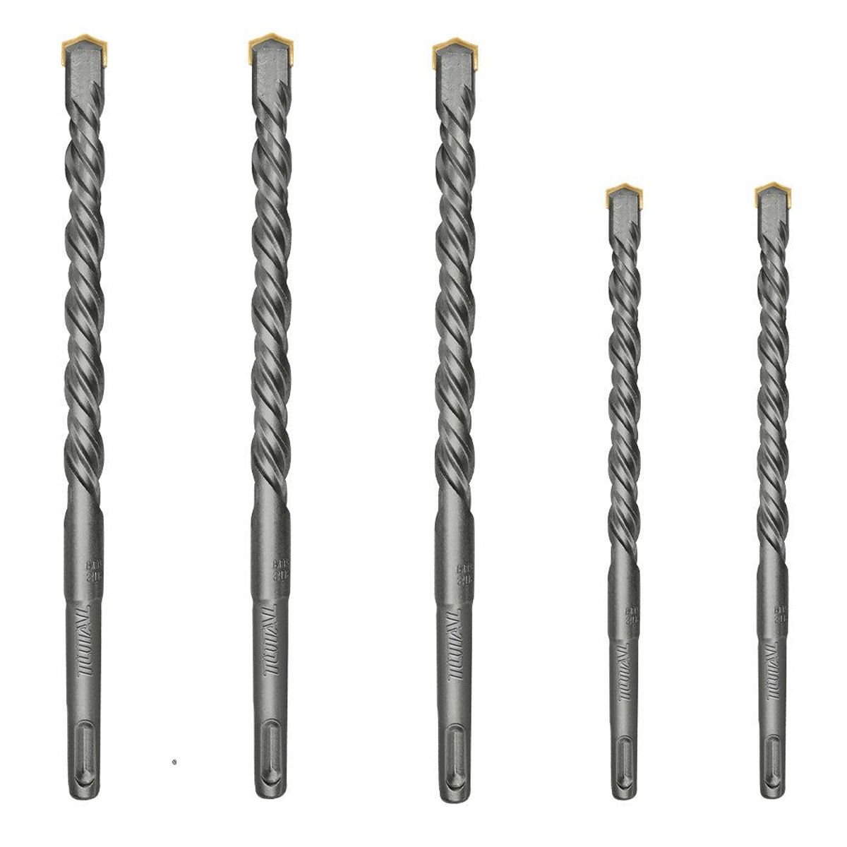 TOTAL TOOLS - JUEGO BROCAS TOTAL SDS PLUS 5 PCS TAC190501