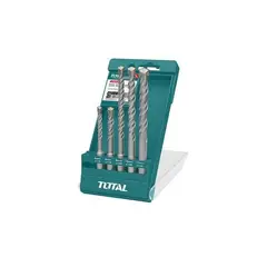 TOTAL TOOLS - JUEGO BROCAS TOTAL SDS PLUS 5 PCS TAC190501