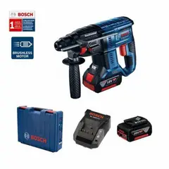 BOSCH - ROTOMARTILLO INALAMBRICO 18V GBH 180LI + 2 BATERIAS + 1 CARGADOR + MALETA