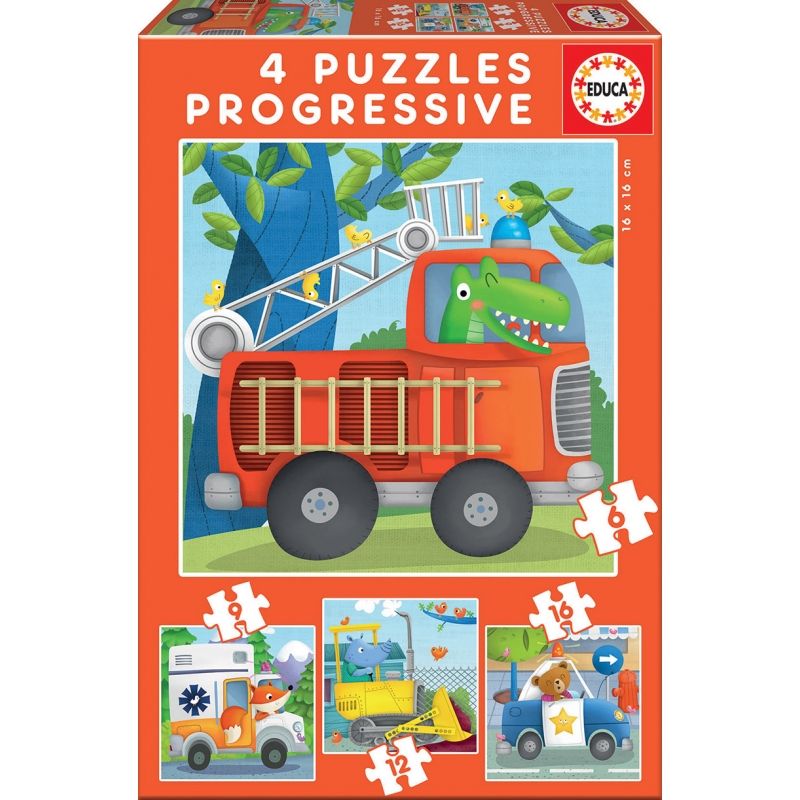 EDUCA - EDUCA 17144 PUZZLE PROGRESIVO PATRULLA RESCATE