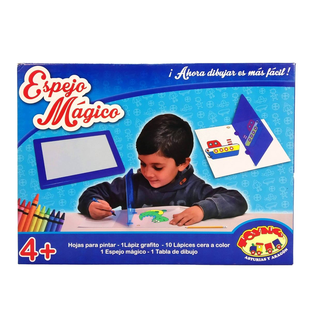 TOYNG - Juego Educativo Espejo Mágico Boy - Toyng