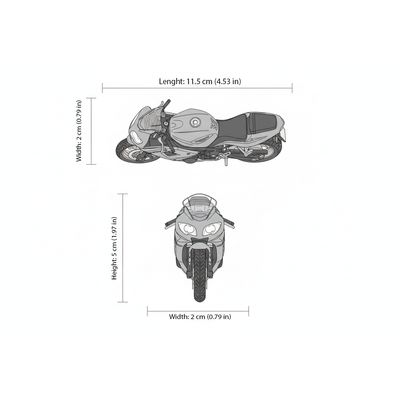 Imagen 2 del producto Moto Triumph Daytona 600 Motos Escala 1:18 -