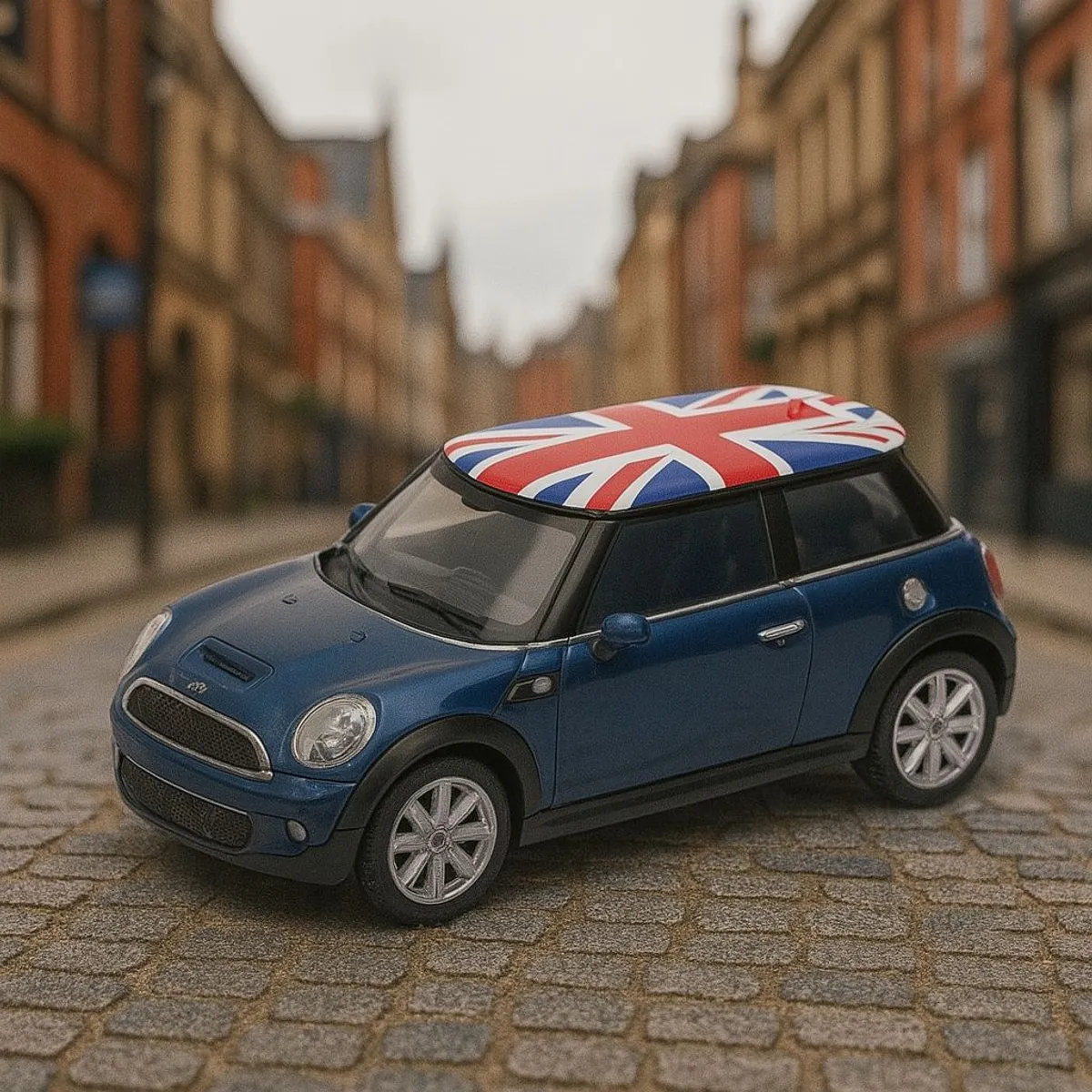 WELLY - Auto Mini Cooper British Flag S Escala 1:43 - Welly