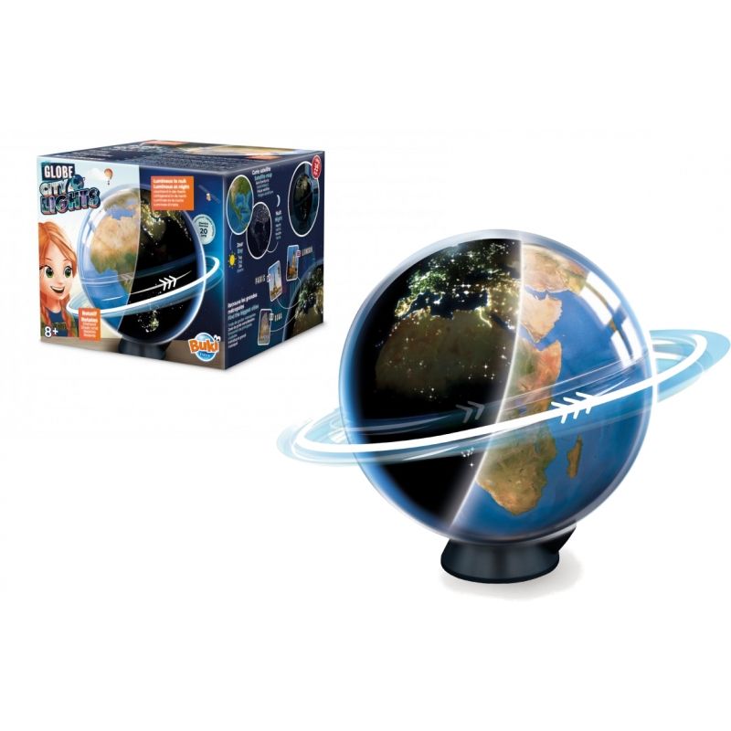 GENERICO - BUKI 7347 GLOBO TERRAQUEO CITY LIGHTS